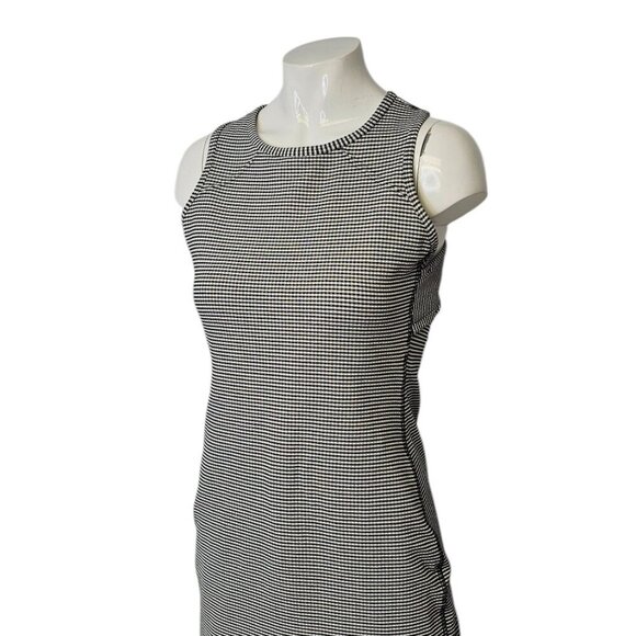 Lululemon Picnic Play Dress Gingham Luon White Black, Luon, Midi, Athletic 4/6 - Picture 6 of 6